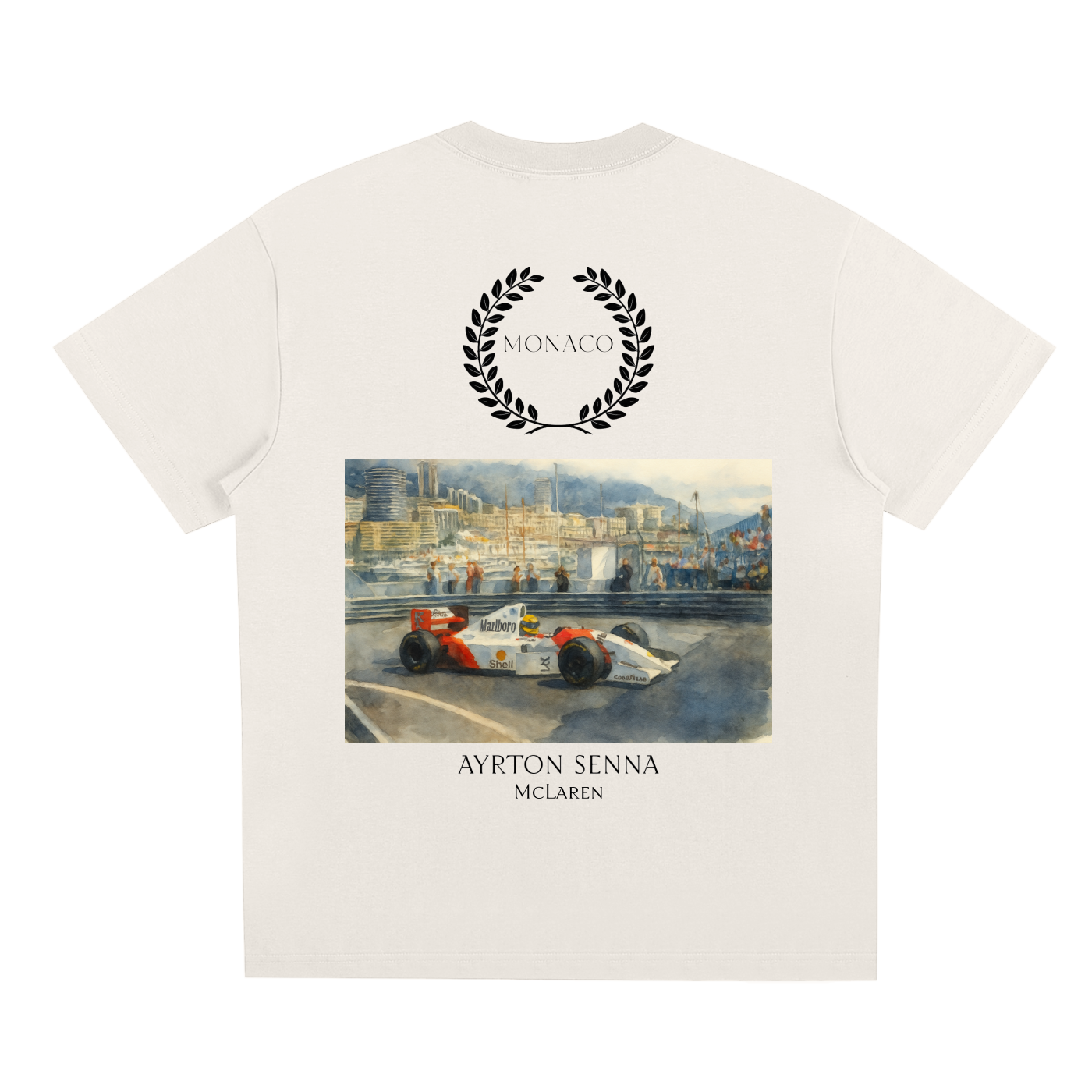 Ayrton Senna Watercolor T-Shirt