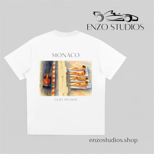 Monaco Watercolor T-Shirt